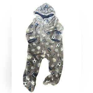 Cozy Sports-Themed One Piece 6-9 Month